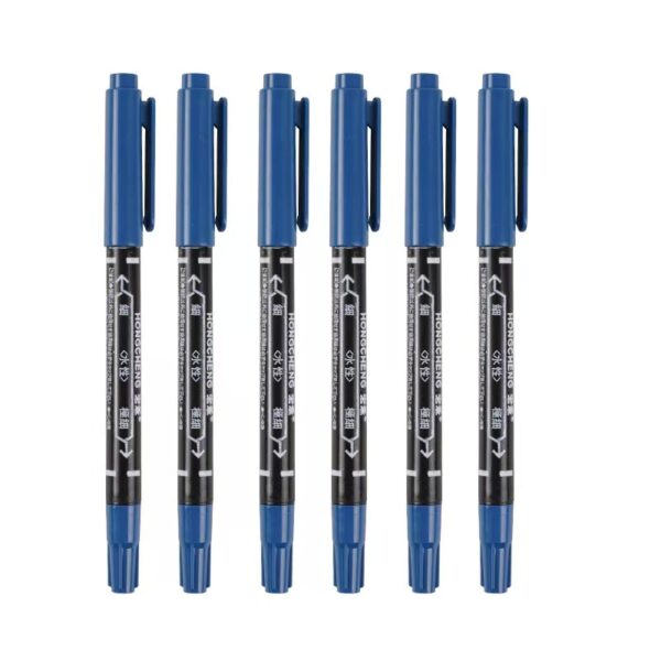 GP1008 Exclamation Mark Black Click Pen Red and Blue Office Study Gel Pen High-Quality Ballpoint Bullet Tip