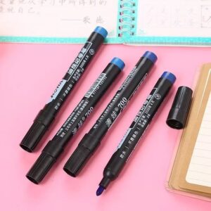 Marker Pen Thickened 700 Fast-Drying Oil-Based Marker Waterproof Logistics Label Pen Black, Red, Blue Marker