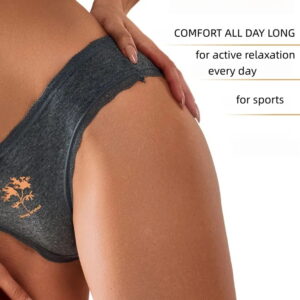 Foreign trade cross-border multi-size women's pure cotton printed triangle panties, nude feel, comfortable and smooth, European and American set