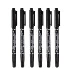 GP1008 Exclamation Mark Black Click Pen Red and Blue Office Study Gel Pen High-Quality Ballpoint Bullet Tip