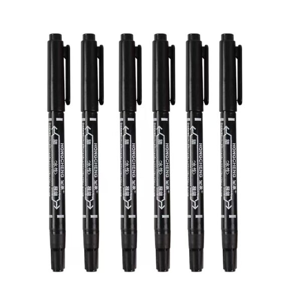 GP1008 Exclamation Mark Black Click Pen Red and Blue Office Study Gel Pen High-Quality Ballpoint Bullet Tip